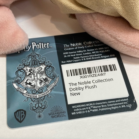 Brand NEW with Tags Official Nobel Collection Harry Potter Dobby 13” Plush Toy - Picture 6 of 6